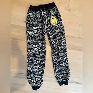 New Freshhoods Smiley sweatpants. Small. Only tried on.